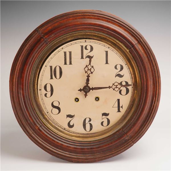 Round Wooden Wall Clock