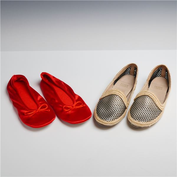 Two Pairs of Women's Flats, Eileen Fisher Etch and BCTX