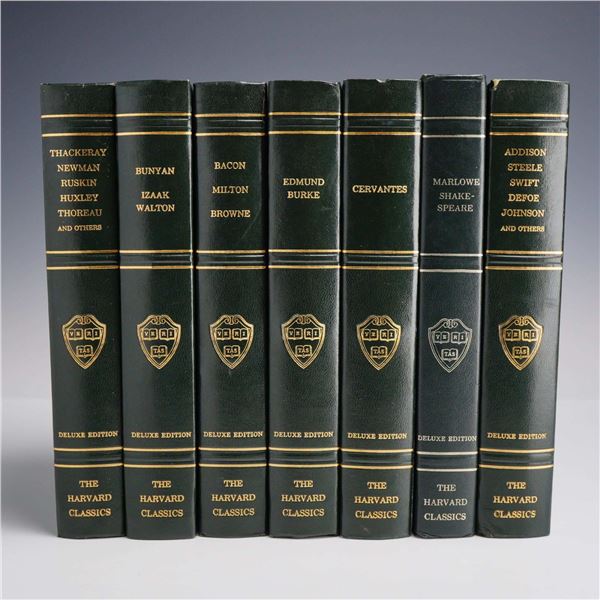 7pc The Harvard Classics Deluxe Edition Hardcover Books