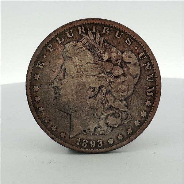 1893 US Morgan Silver Dollar