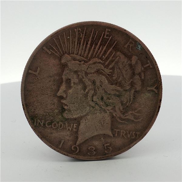 1935-S US Peace Silver Dollar