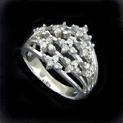 1/2 ctw Diamond & Solid White Gold Ring