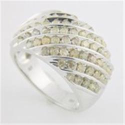 1ctw Diamond & White Gold Ring