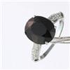 Image 1 : 6.46 ctw Genuine Sapphire & Diamond Gold Ring