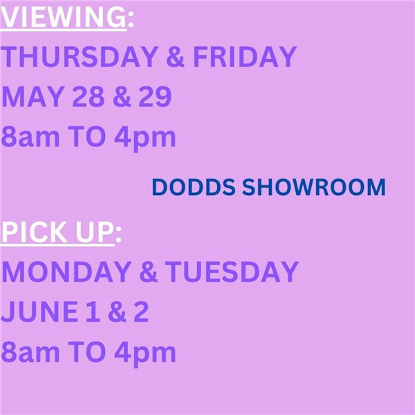 VIEWING & PICKUP