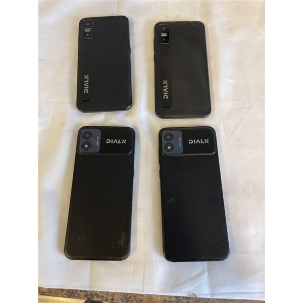 4 DIALN PHONES INCLUDING 2 DIALN NOVAS AND 2 DIALN X62