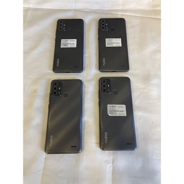 4 NUBIA A75 CELLPHONES MODEL Z6255CA