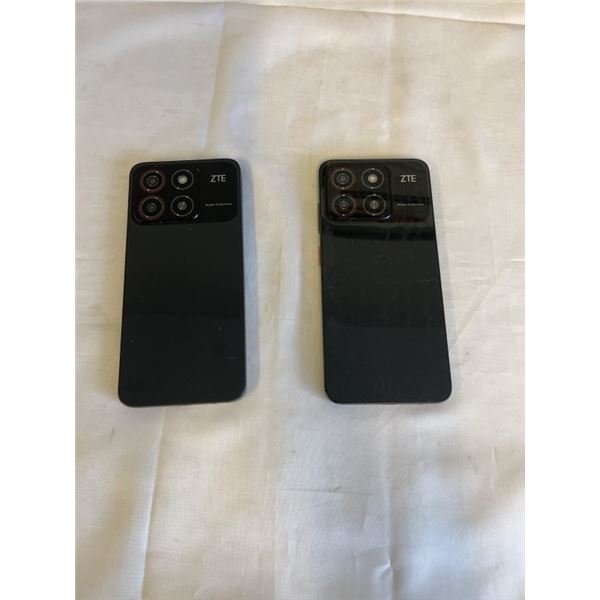 2 ZTE BLADE A 35 PHONES IN BLACK