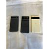 Image 1 : 3 GOOGLE PIXEL PHONES INCLUDING A PIXEL 6A AND 2 PIXEL A PRO