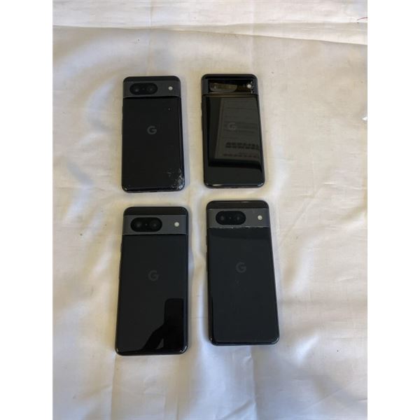 4 GOOGLE PIXEL 8'S
