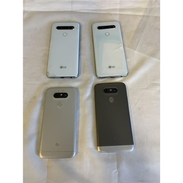 4 LG PHONES INCLUDING 2 LG G5'S AND 2 K61'S