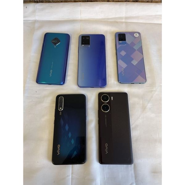 4 VIVO PHONES INCLUDING V29E, 5G, V21E AND Y21