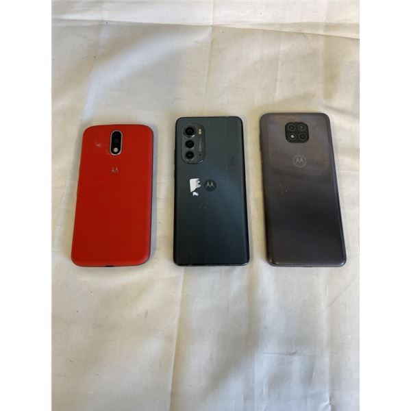 MOTOROLA MOTO G POWER, MOTO EDGE 2022, AND MOTO G4 PLUS