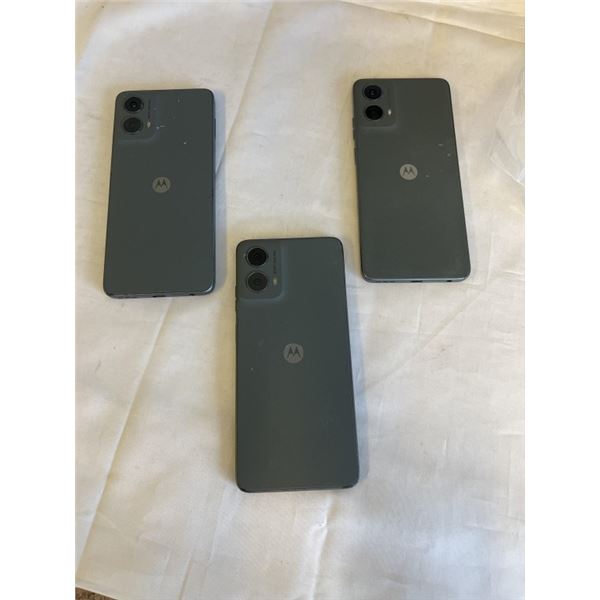 3 MOTOROLA  MOTO G 5G CELLPHONES