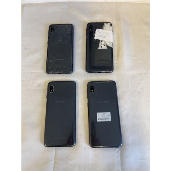 4 SAMSUNG GALAXY A10E SMART PHONES