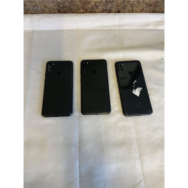 3 SAMSUNG GALAXY A11 SMARTPHONES