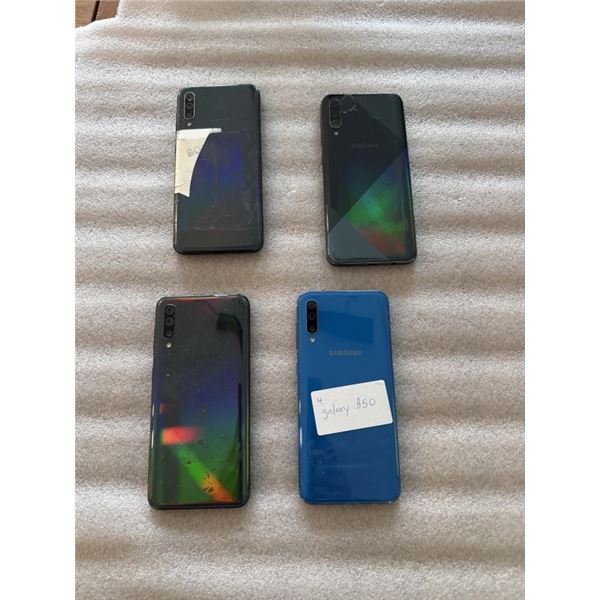 4 SAMSUNG GALAXY A50 SMARTPHONES