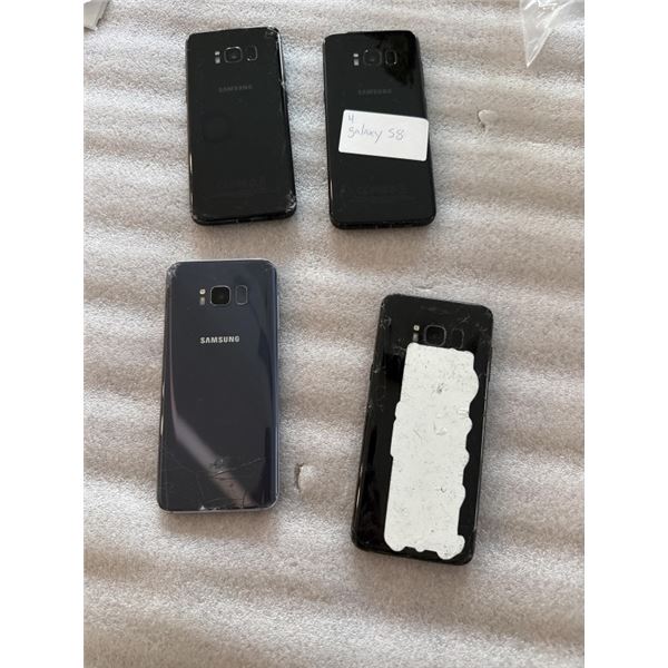 4 SAMSUNG GALAXY S8 SMARTPHONES