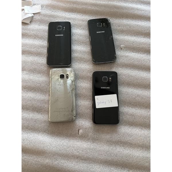 4 SAMSUNG GALAXY S7 SMARTPHONES