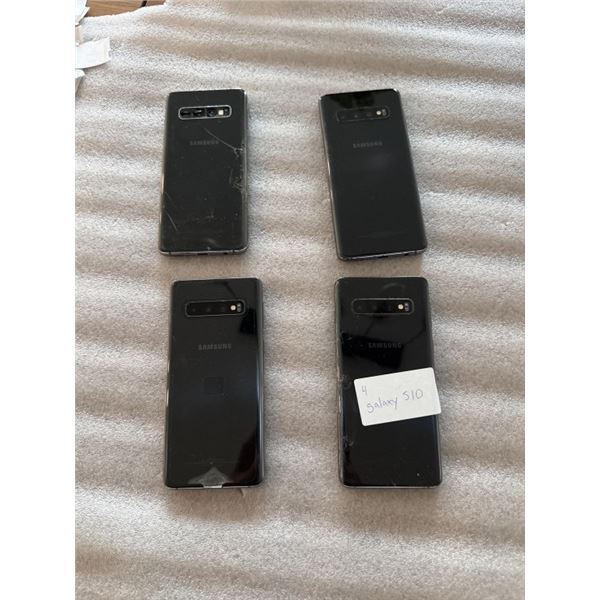 4 SAMSUNG GALAXY S10 SMARTPHONES