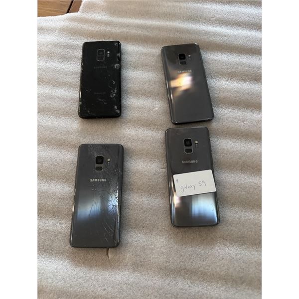 4 SAMSUNG GALAXY S9 SMARTPHONES