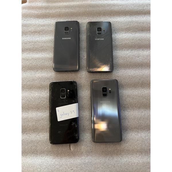 4 SAMSUNG GALAXY S9 SMARTPHONES