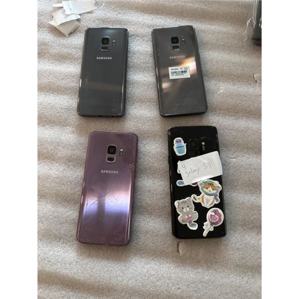 4 SAMSUNG GALAXY S9 SMARTPHONES