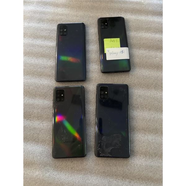 4 SAMSUNG GALAXY A51 SMARTPHONES