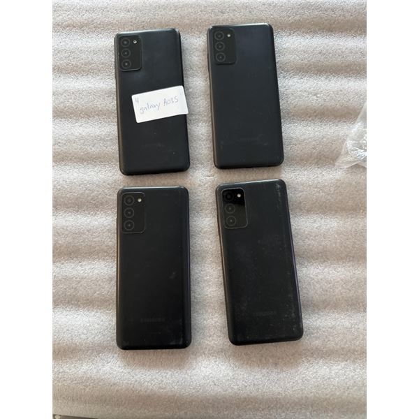 4 SAMSUNG GALAXY AO35 SMARTPHONES