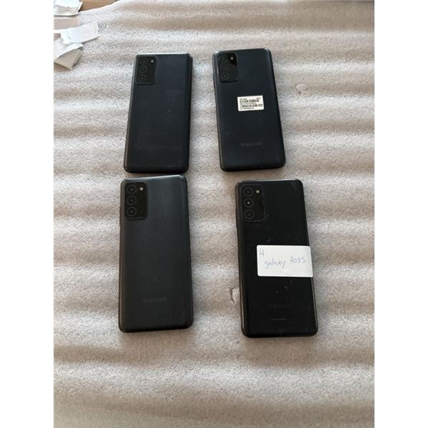 4 SAMSUNG GALAXY AO35 SMARTPHONES