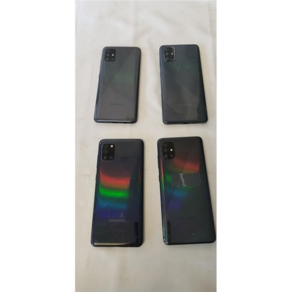 4 SAMSUNG GALAXY A51 SMARTPHONES