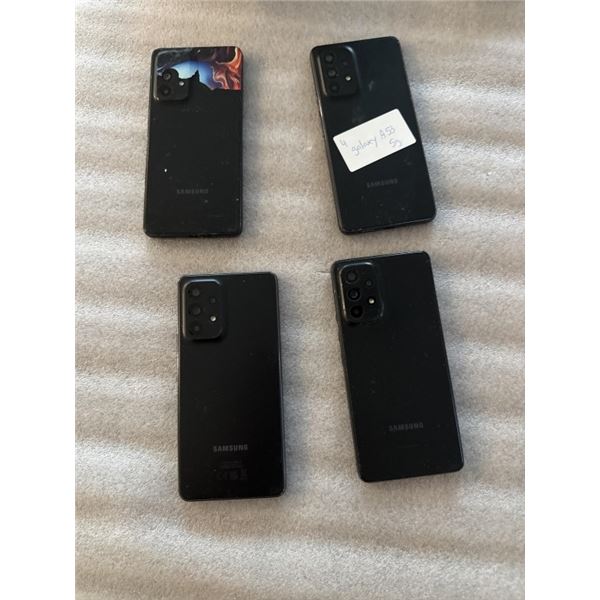 4 SAMSUNG GALAXY A53 5G SMARTPHONES