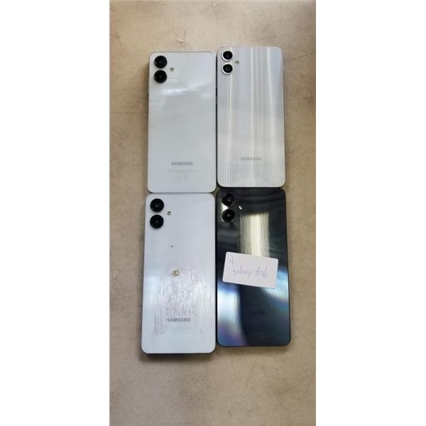 4 SAMSUNG GALAXY A06 SMARTPHONES