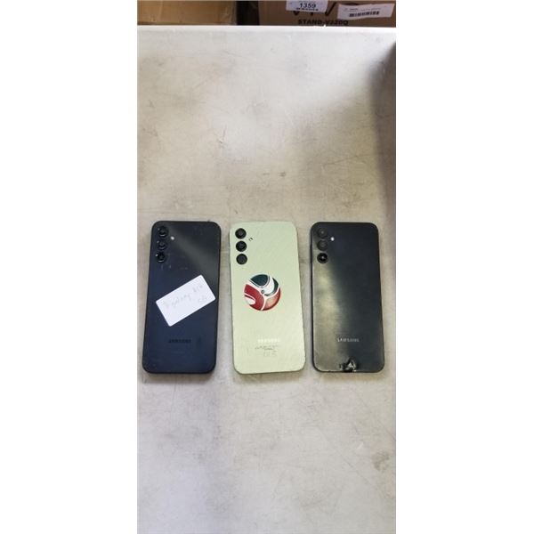 3 SAMSUNG GALAXY A14 5G SMARTPHONES