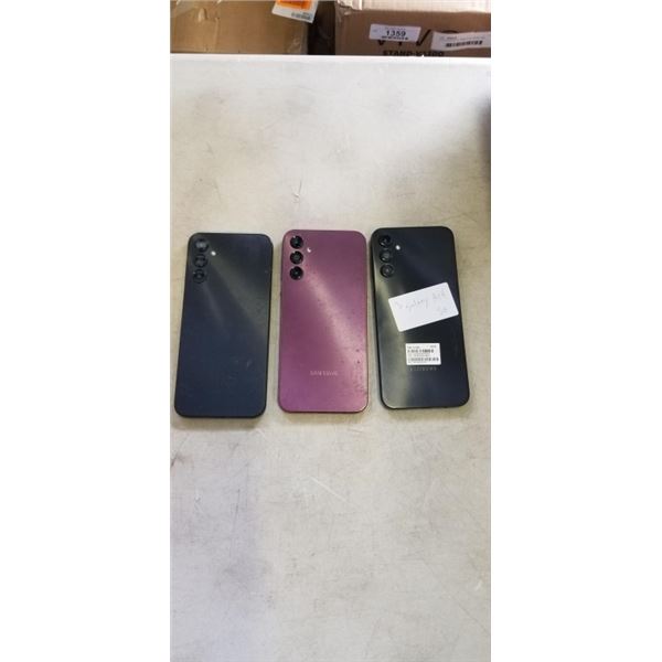 3 SAMSUNG GALAXY A14 5G SMARTPHONES
