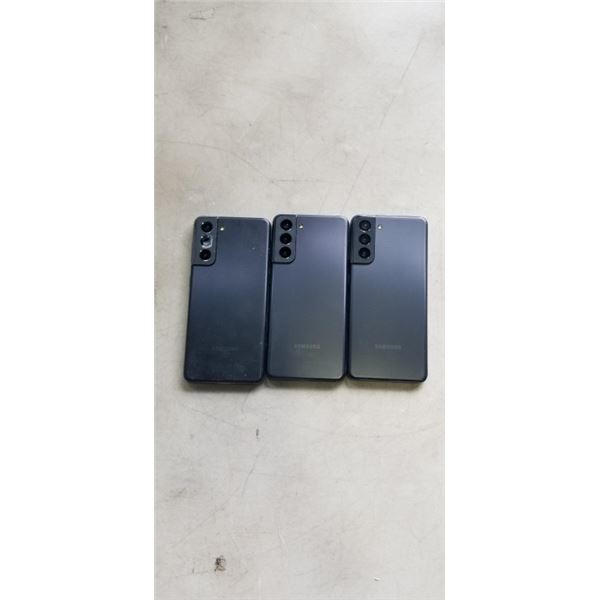 3 SAMSUNG GALAXY S21 5G SMATPHONES