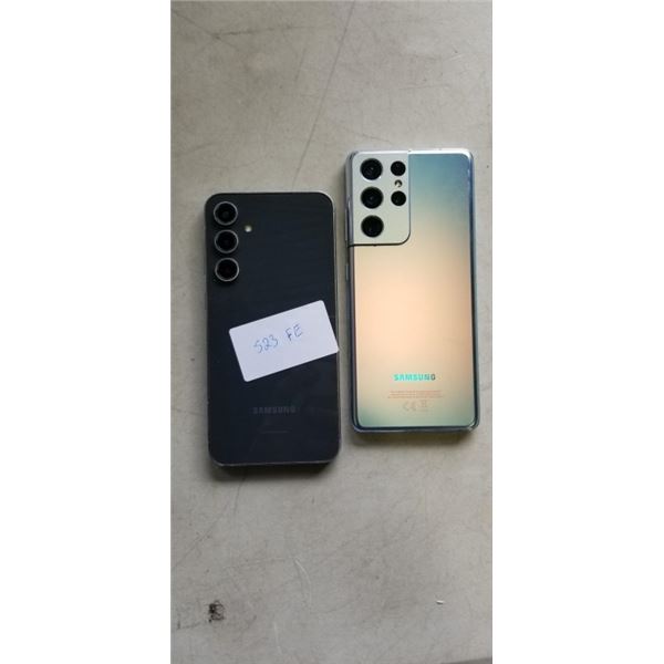SMASUNG GALAXY S21 ULTRA AND SAMSUNG GALAXY S23 FE SMARTPHONES