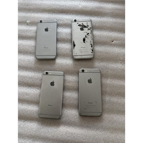 4 APPLE IPHONE 6 PHONES