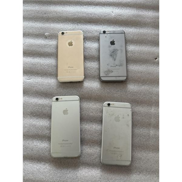 4 APPLE IPHONE 6 PHONES