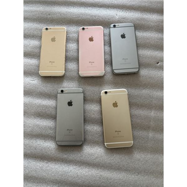 5 APPLE IPHONE 6S PHONES
