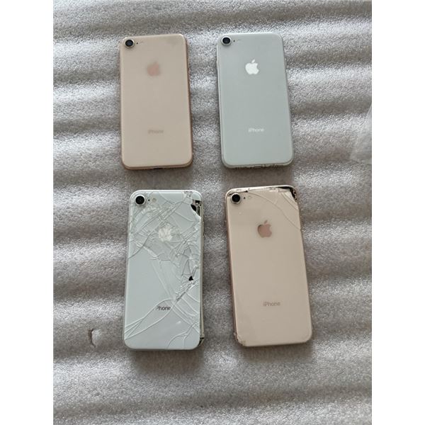 4 APPLE IPHONE 8 SMARTPHONES