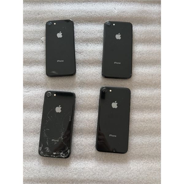 4 APPLE IPHONE 8 SMARTPHONES