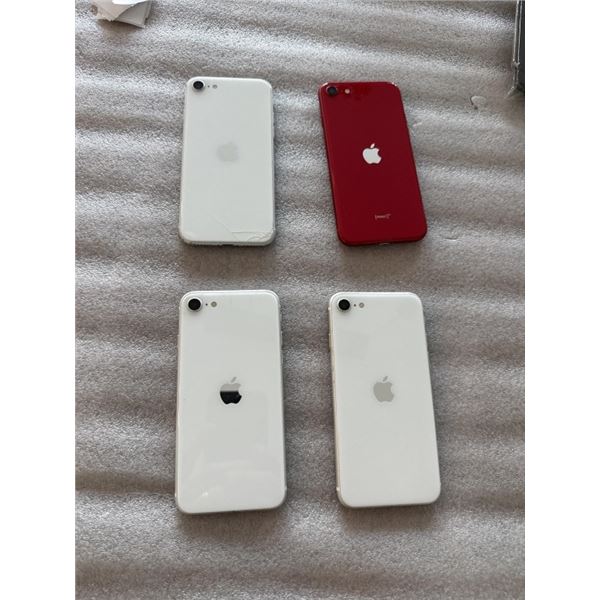 4 APPLE IPHONE SE 2ND GEN SMARTPHONES