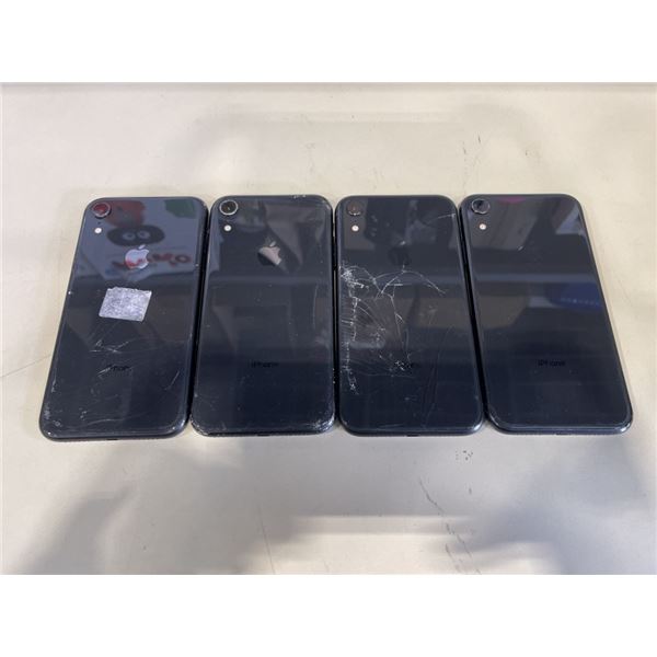 4 APPLE IPHONE XR SMARTPHONES