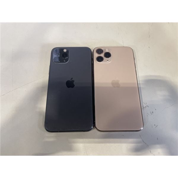 2 APPLE IPHONE 11 PRO SMARTPHONES