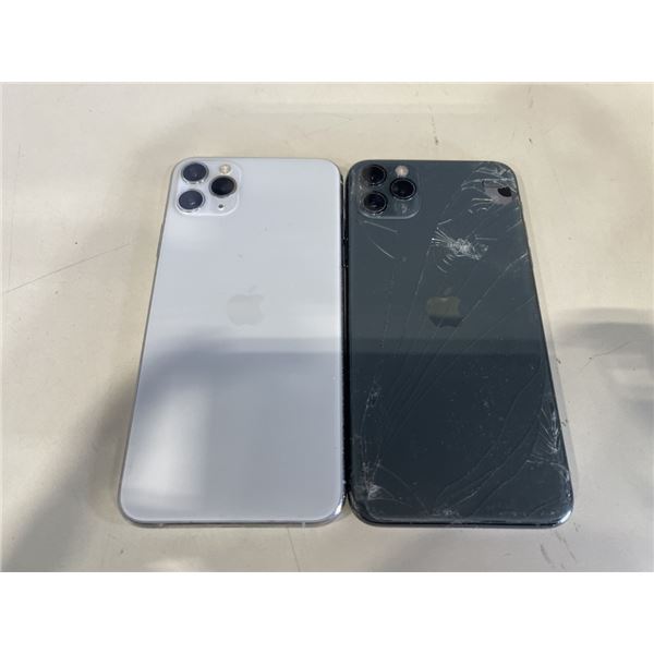 2 APPLE IPHONE 11 PRO MAX SMARTPHONES