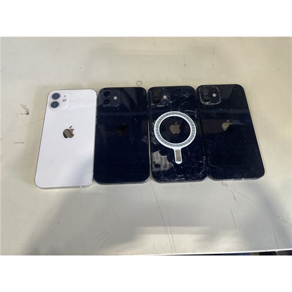 4 APPLE IPHONE 12 SMARTPHONES