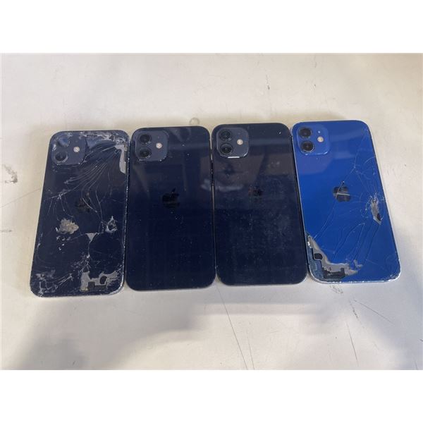 4 APPLE IPHONE 12 SMARTPHONES