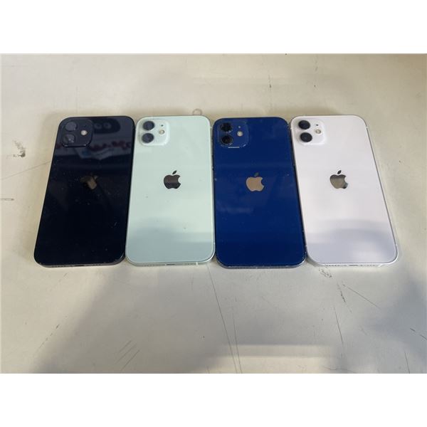 4 APPLE IPHONE 12 SMARTPHONES