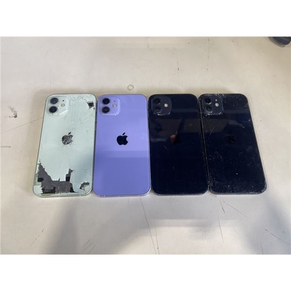 4 APPLE IPHONE 12 SMARTPHONES